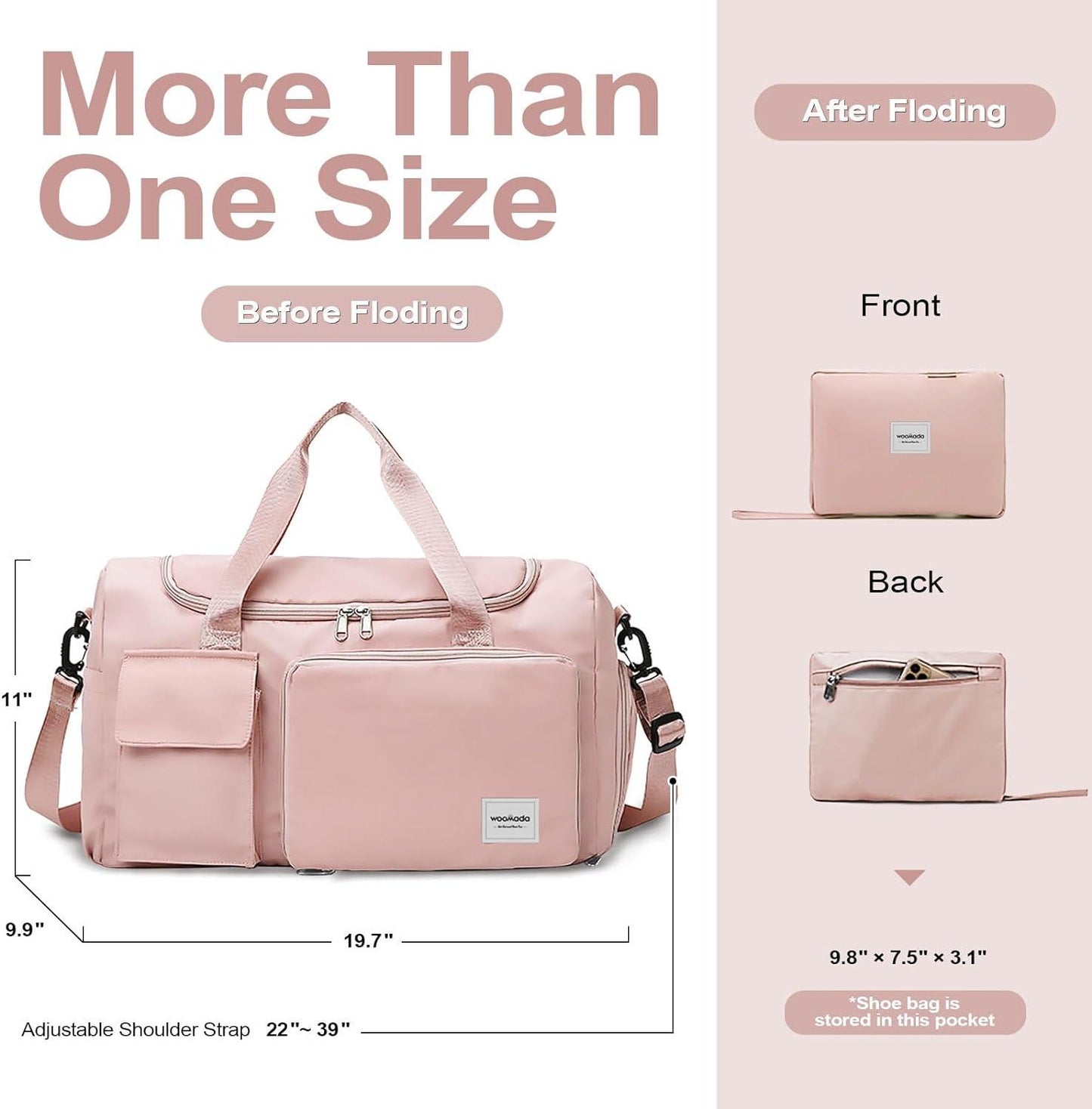 Water-Proof 6-Compartment Travel Bag (Unisex)