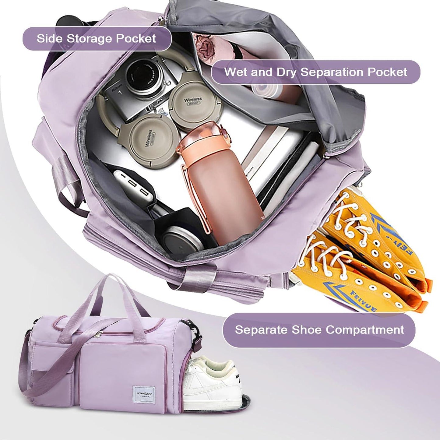 Water-Proof 6-Compartment Travel Bag (Unisex)