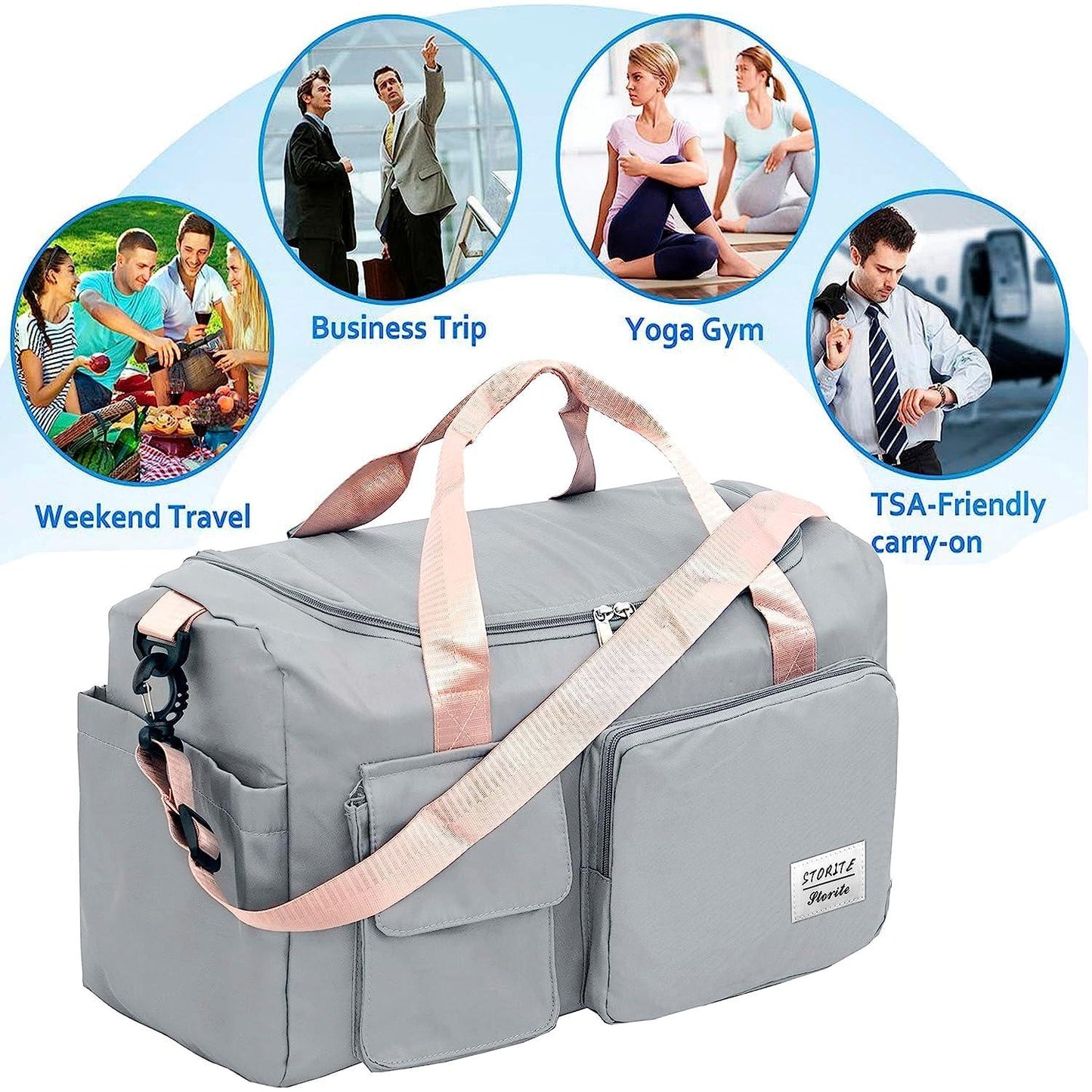 Water-Proof 6-Compartment Travel Bag (Unisex)